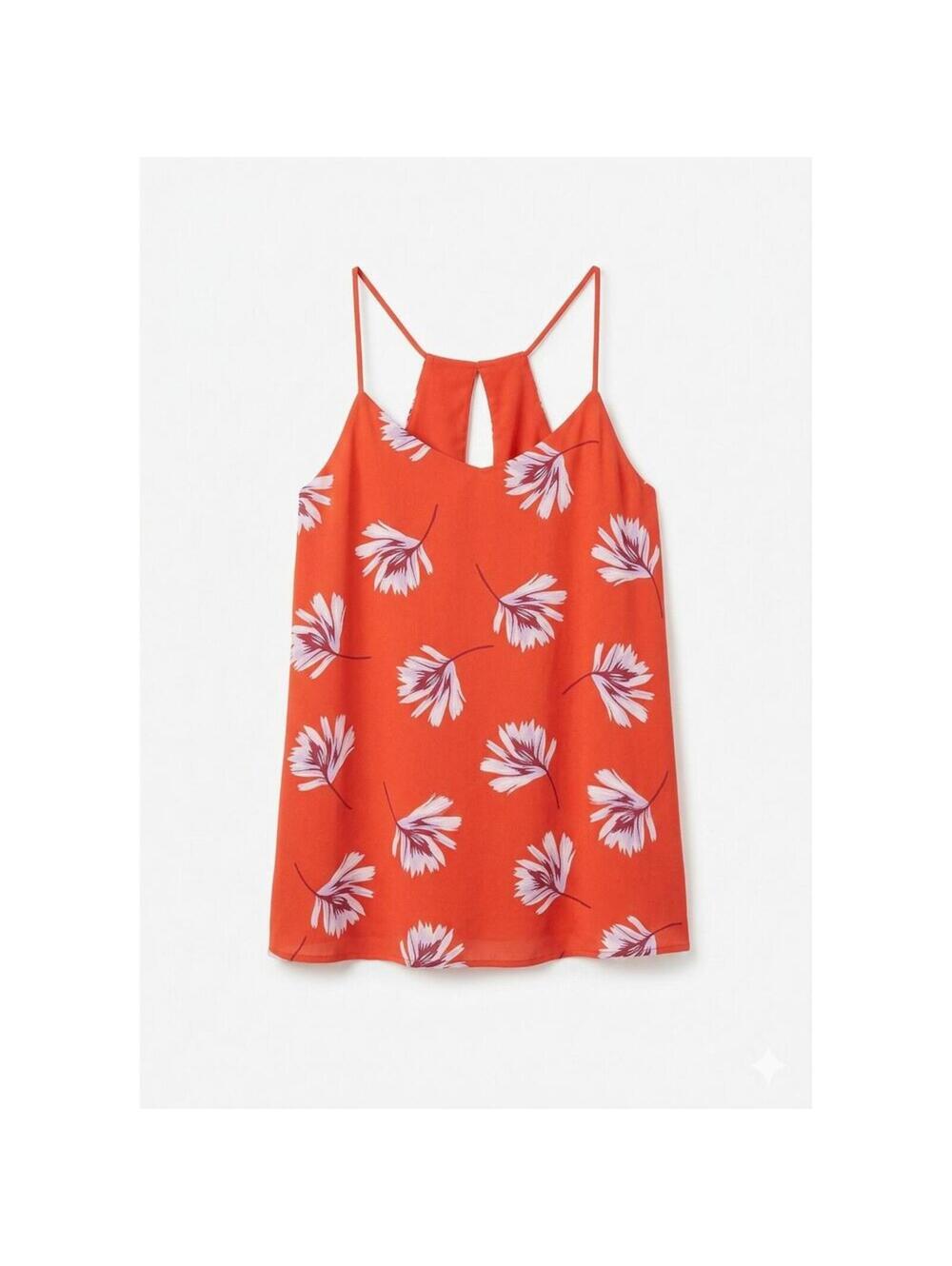 Express Sleeveless Cami Tank Top Keyhole Back Strappy Halter